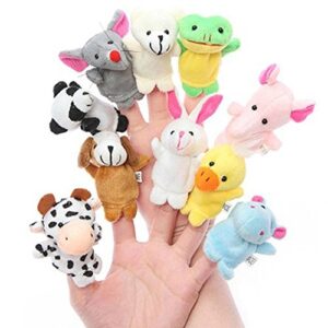 House of Quirk Animal Finger Puppets Set of10