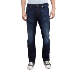 Lee Mens Rodeo Straight Fit Mid Rise Jeans