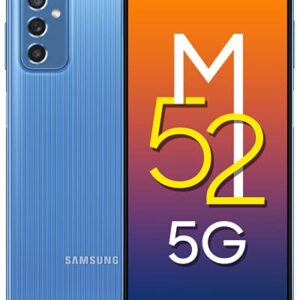 Samsung Galaxy M52 5G (ICY Blue, 8GB RAM, 128GB Storage) Latest Snapdragon 778G 5G | sAMOLED 120Hz Display