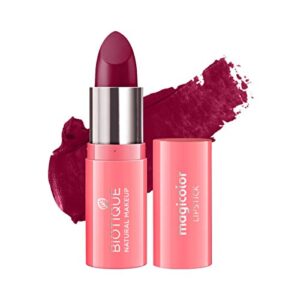 Biotique Natural Makeup Magicolor Lipstick, Winter Kiss