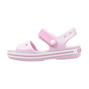 Crocs unisex-child Crocband Sandal Kids Blrnapink Clog