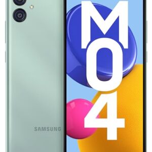 (Refurbished) Samsung Galaxy M04 Light Green, 4GB RAM, 64GB Storage | Upto 8GB RAM with RAM Plus | MediaTek Helio P35 Octa-core Processor | 5000 mAh Battery | 13MP Dual Camera