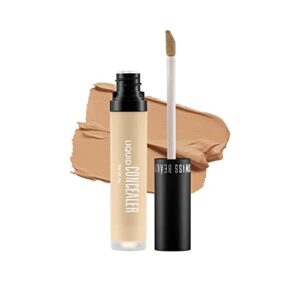 Swiss Beauty Liquid Light Weight Concealer With Full Coverage |Easily Blendable Concealer For Face Makeup With Matte Finish | Shade- Medium-Beige, 6g