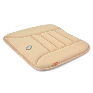 GiGi G-1586C Pure Memory Foam Breathable Car Seat Cushion Pad Mat for Home/Office Chair, Car Seat (BEIGE)