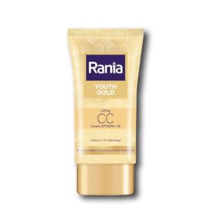 Rania CC Cream SPF50PA++IR with Vitamin C,24K Gold|Tinted moisturizer|Foundation & skincare|Lightweight|9-5 long lasting |Natural makeup look,25g