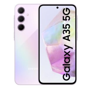 (Refurbished) Samsung Galaxy A35 5G (Awesome Lilac, 8GB RAM, 256GB Storage) | Premium Glass Back | 50 MP Main Camera (OIS) | Nightography | IP67 | Corning Gorilla Glass Victus+ | sAMOLED with Vision Booster