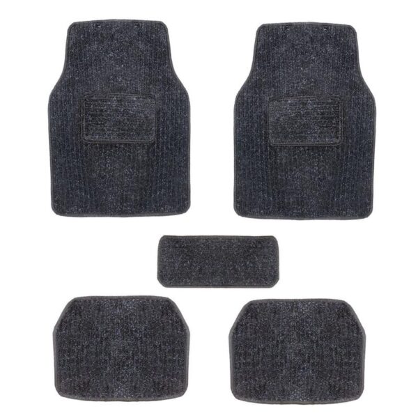 Vocado Carpet Black Car Floor/Foot Mats for Ford Mustang 2018