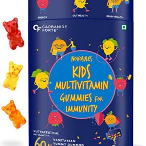 Carbamide Forte Multivitamin for Kids & Adults with Superfoods | Multivitamin Gummies for Kids Packed with 20 Nutrients | 60 Gummy Bear