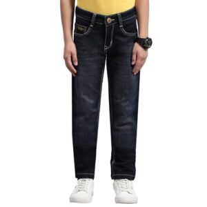 Monte Carlo Boys Solid Light Wash Slim Fit Jeans (5240851178DN)