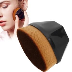 Votvy Foundation Makeup Brush with Protective Case Travel Freindly Foundation Blending Brush Liquid Cream Concealer Flawless Powder Blush Brush Blender Makeup for Women